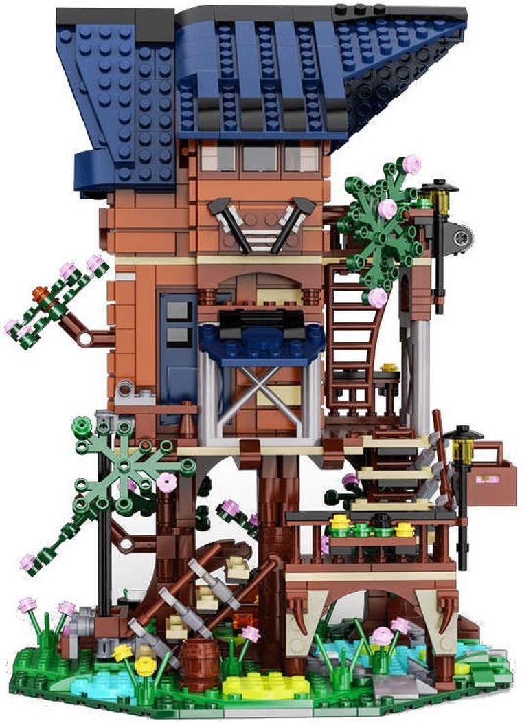 Cada, Cztery Pory Roku, Domek na drzewie, klocki konstrukcyjne, LED, 1155 elementów