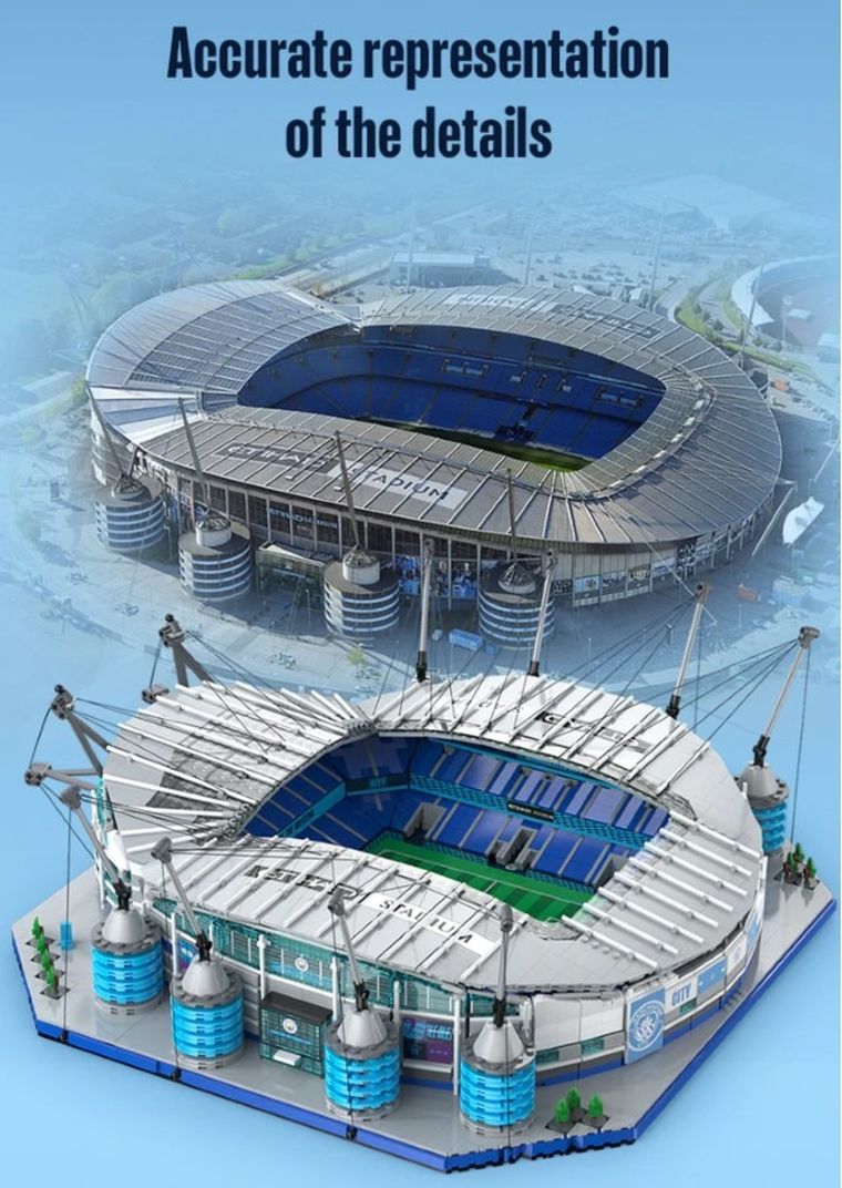 Cada, Etihad Stadium Manchester City, klocki konstrukcyjne, 4473 elementów