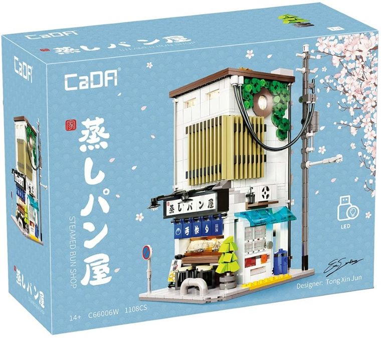 Cada, Japoński sklep z bułeczkami na parze, klocki kolekcjonerskie, 1108 elementów