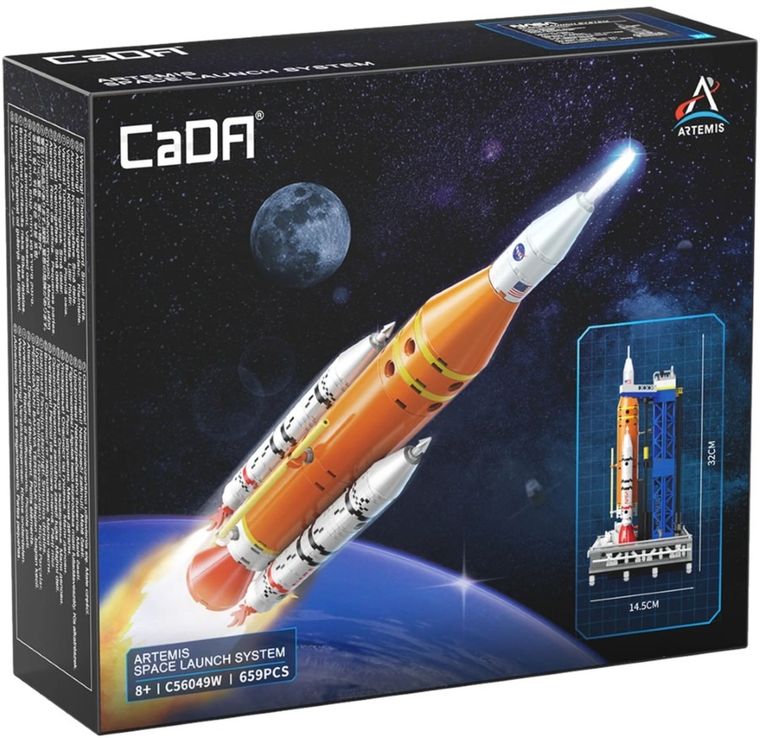 Cada, NASA, Artemis Space Launch System, klocki konstrukcyjne, 659 elementów