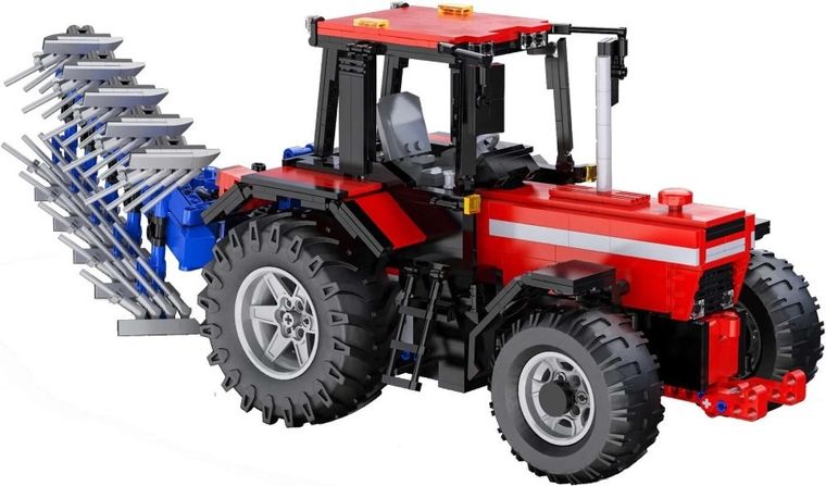 Cada, Traktor, klocki konstrukcyjne, pojazd zdalnie sterowany, 1675 elementów