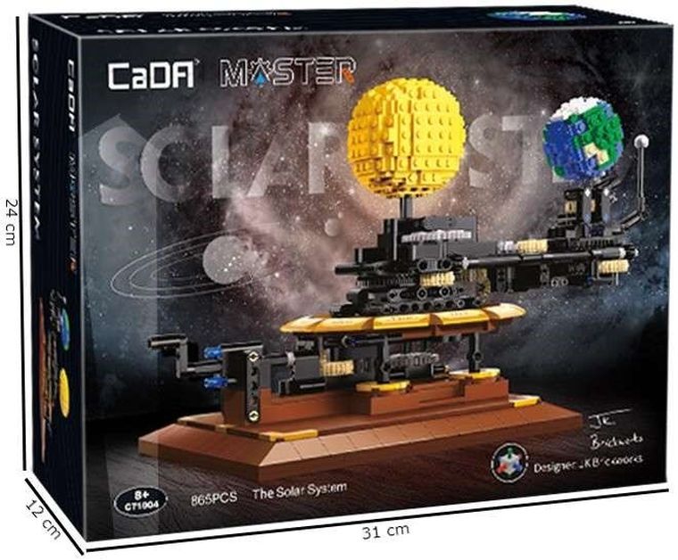 Cada, Układ Słoneczny, klocki konstrukcyjne, 865 elementów