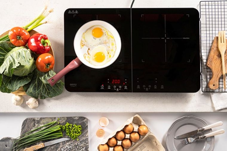 Camry, kuchenka indukcyjna, dwupalnikowa, CR 6514