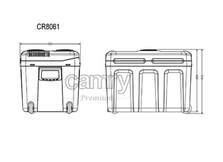 Camry, lodówka turystyczna CR 8061, 45 l