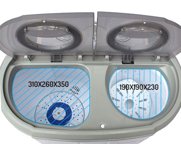 Camry, pralko-wirówka turystyczna, CR 8052