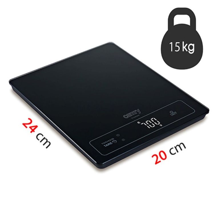 Camry, waga kuchenna, bezdotykowe tarowanie, do 15 kg