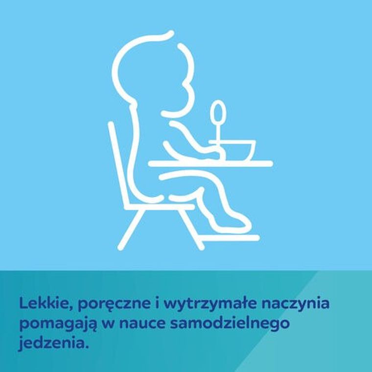 Canpol babies, Bonjour Paris, zestaw naczyń z kubkiem, bordowy