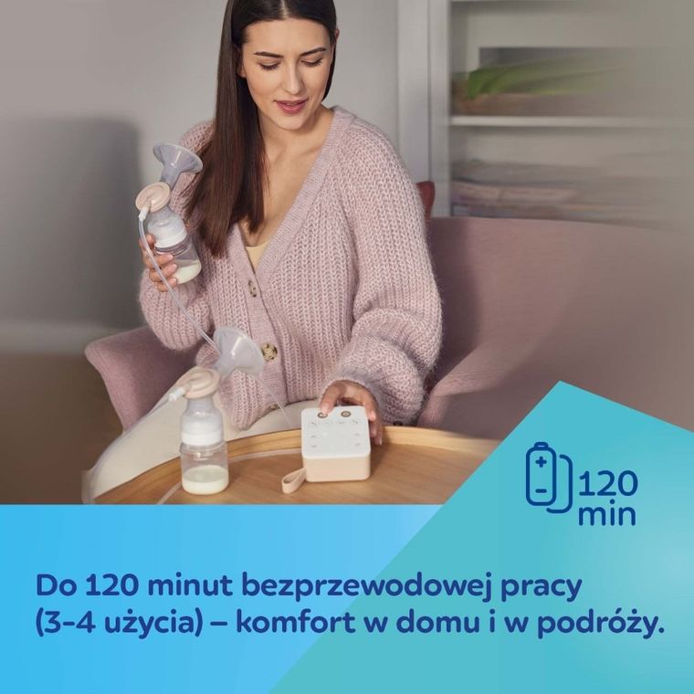Canpol babies, ExpressCare, podwójny laktator elektryczny z aspiratorem do nosa