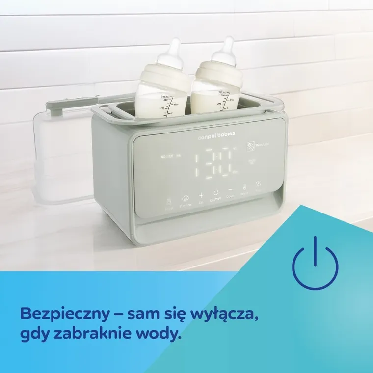 Canpol babies, podgrzewacz i sterylizator, 7w1, z termostatem i lampką
