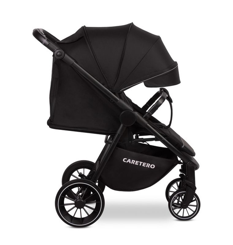 Caretero, Agil, wózek spacerowy, black