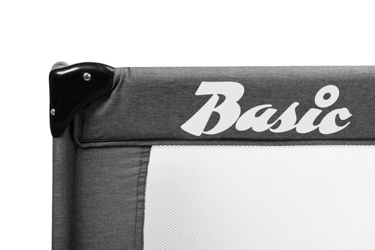 Caretero, Basic, łóżeczko turystyczne, Graphite