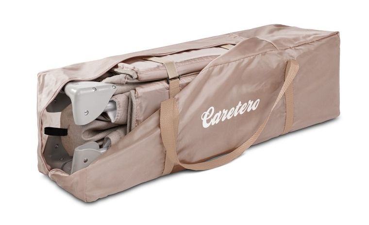 Caretero, Basic Plus, łóżeczko turystyczne, beige