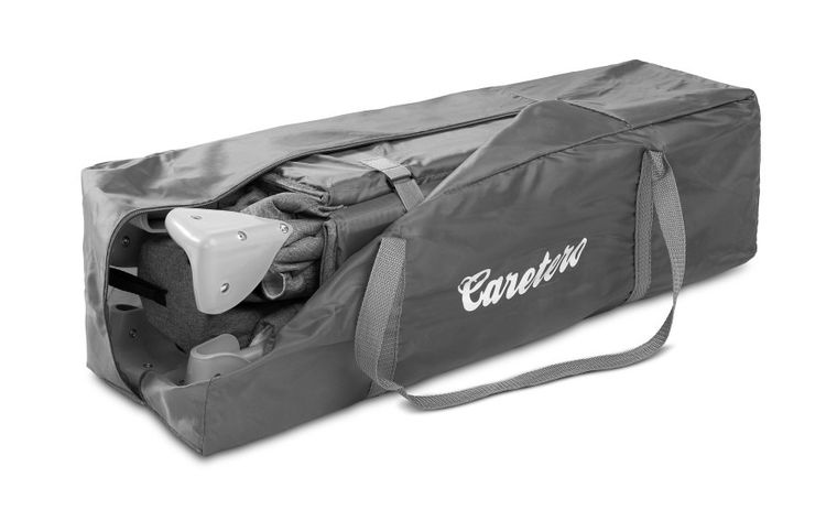 Caretero, Basic Plus, łóżeczko turystyczne, Grey