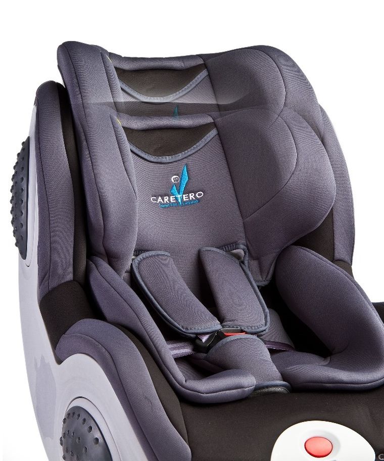 Caretero, Champion Isofix, fotelik samochodowy, 0-18 kg, graphite