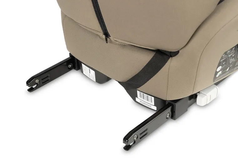 Caretero, Irbis, fotelik samochodowy, podstawka, i-Size, beige, 125-150 cm