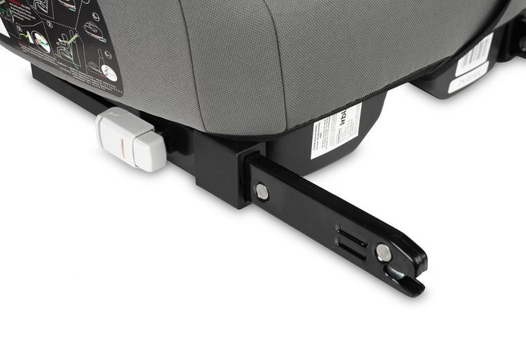 Caretero, Irbis, fotelik samochodowy, podstawka, i-Size, graphite, 125-150 cm