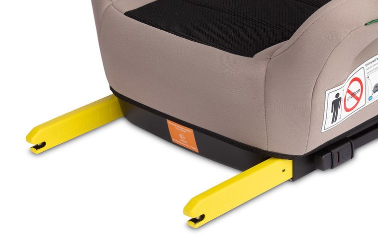 Caretero, Jaguar i-Size, fotelik samochodowy, beige, 125-150 cm