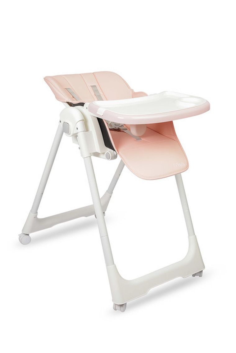 Caretero, krzesełko do karmienia, megalo pink