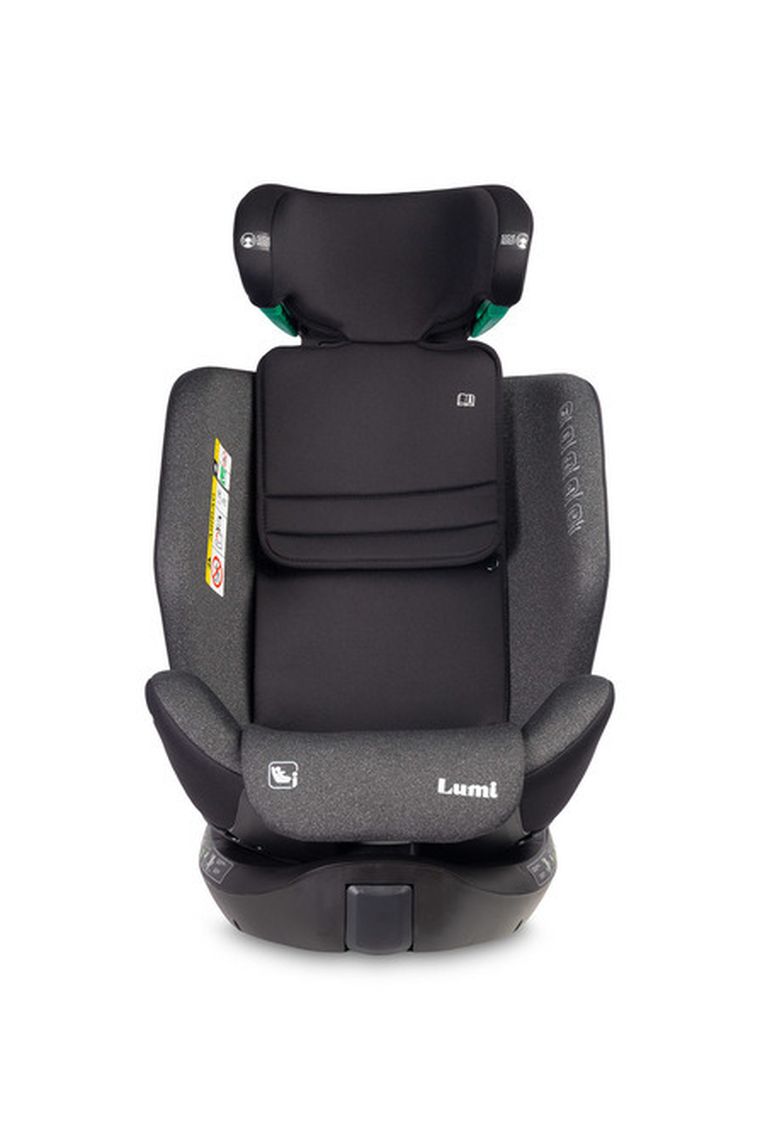 Caretero, Lumi, i-Size, fotelik samochodowy, dark grey, 40-150 cm