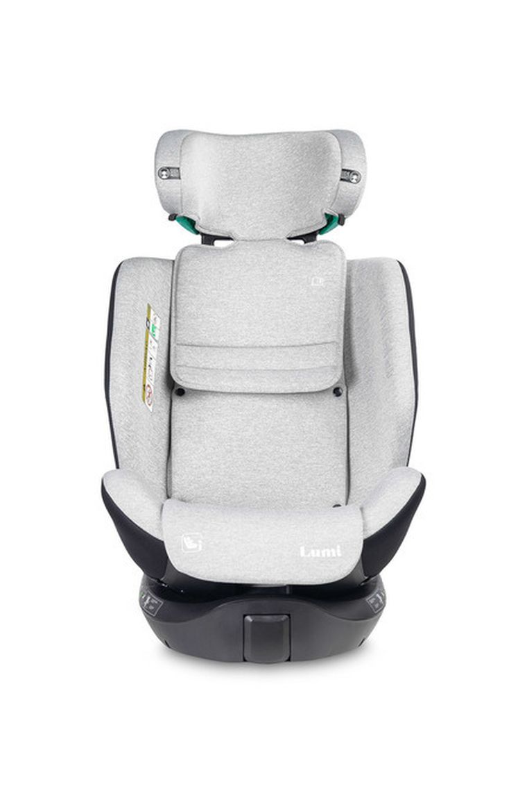 Caretero, Lumi, i-Size, fotelik samochodowy, light grey, 40-150 cm