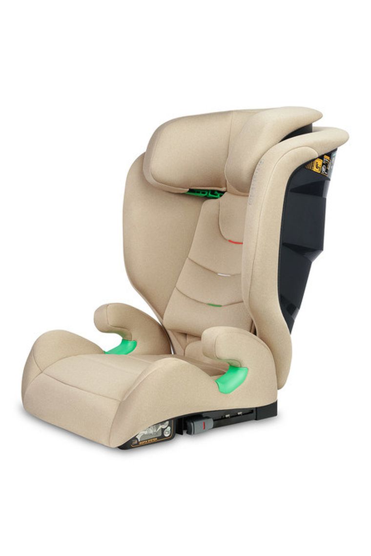 Caretero, Nimbus i-Size, fotelik samochodowy, podstawka, camel, 100-150 cm