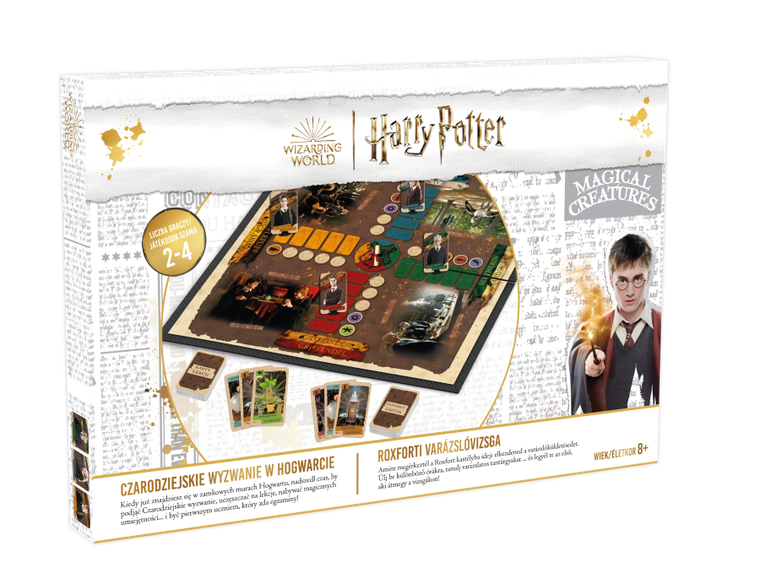Cartamundi, Harry Potter, Wizardry Quest, Czarodziejskie wyzwanie w Hogwarcie, gra familijna