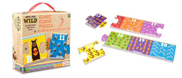 Cartamundi, Into the Wild, Floor Puzzle, puzzle podłogowe, 26 elementów