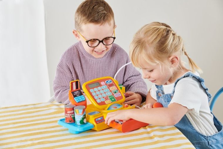 Casdon, kasa sklepowa z akcesoriami