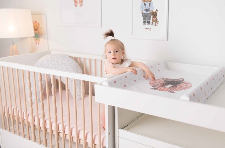 Ceba Baby, Basic, Goose, przewijak miękki, profilowany, krótki, 50-70 cm
