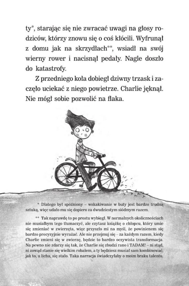 Charlie przeobraża się w mamuta