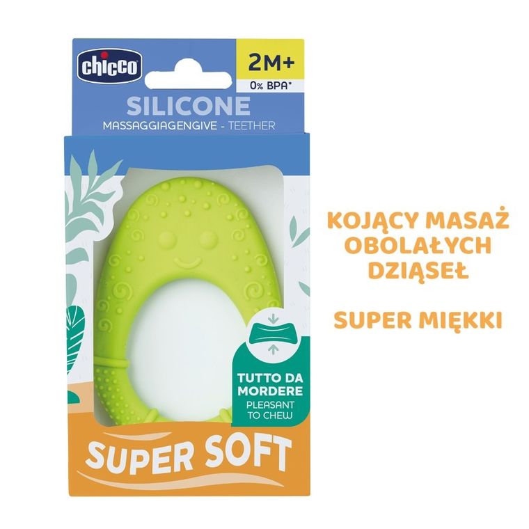 Chicco, Avokado, gryzak miękki, zielona