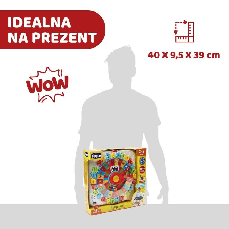 Chicco, Baby Prof, dwujęzykowa zabawka edukacyjna
