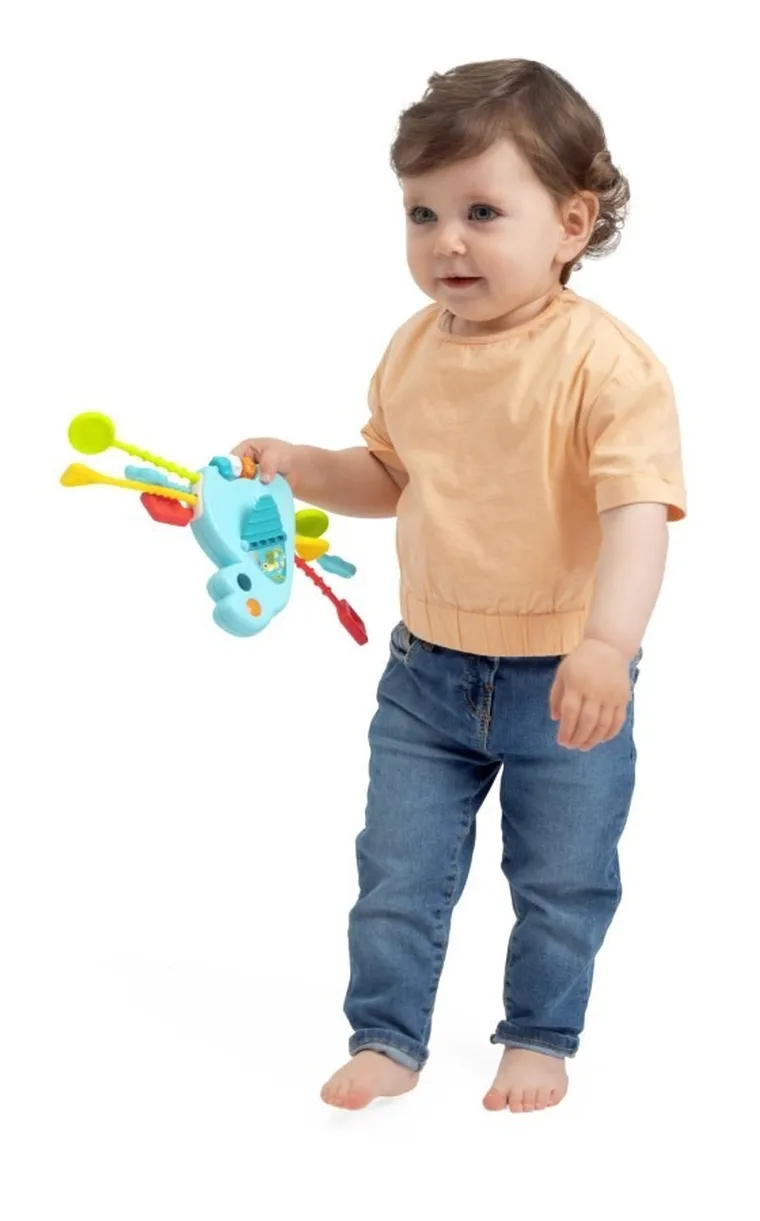 Chicco, Baby Sense & Focus, Wieloryb, zabawka sensoryczna