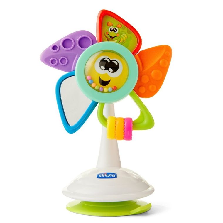 Chicco, Baby Senses, wiatraczek z przyssawką, zabawka sensoryczna