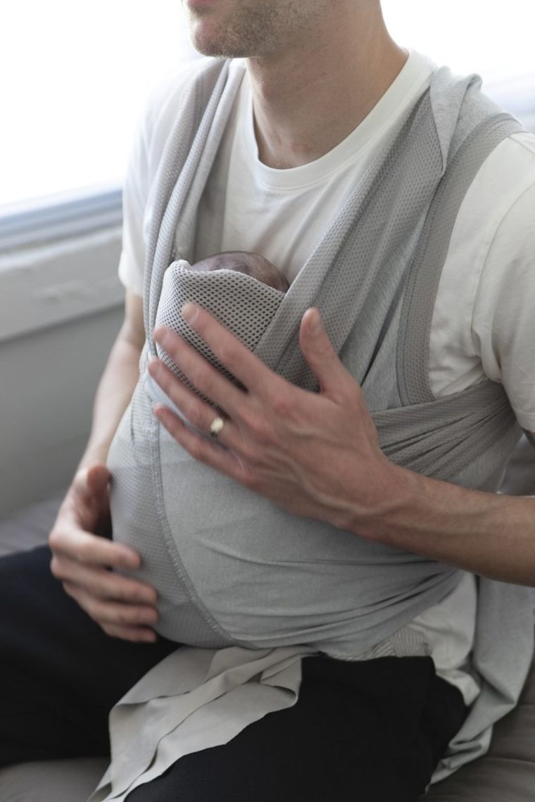 Chicco, Boppy Comfyhug, nosidło, frost