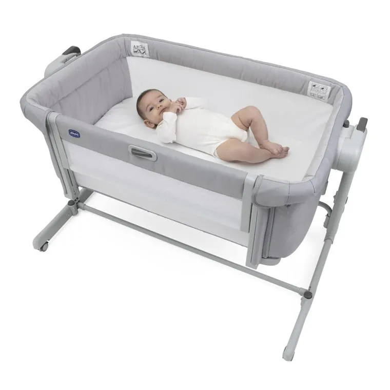 Chicco, Co-Sleeping, Next2Me, Magic Evo, łóżeczko dostawne, grey mist