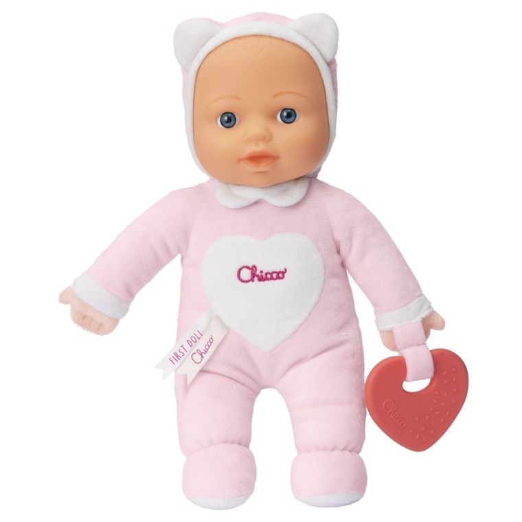 Chicco, Dolls, Moja Pierwsza Lalka, lalka bobas, różowa