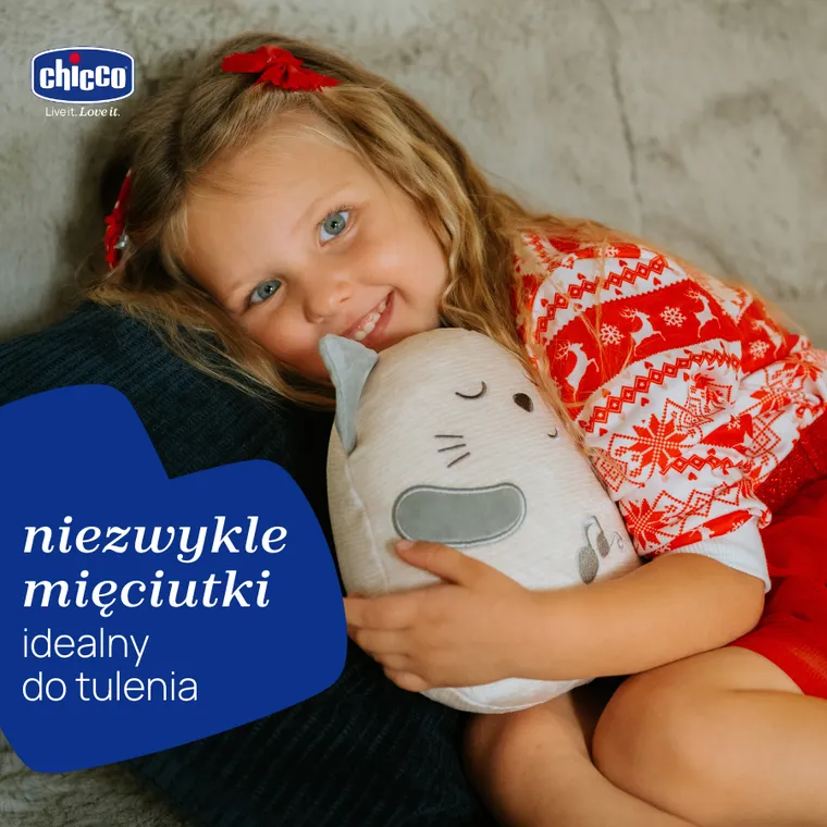 Chicco, First Dreams, Kotek Mruczek, maskotka elektroniczna