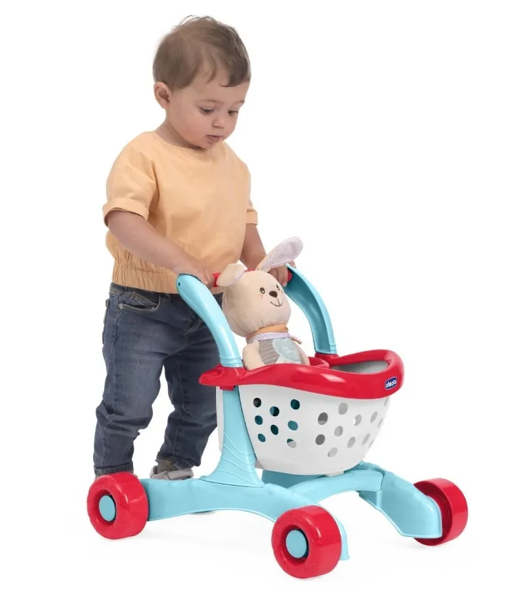 Chicco, Move&Grow, Wesołe Zakupy, wózek zakupowy pchacz 2w1