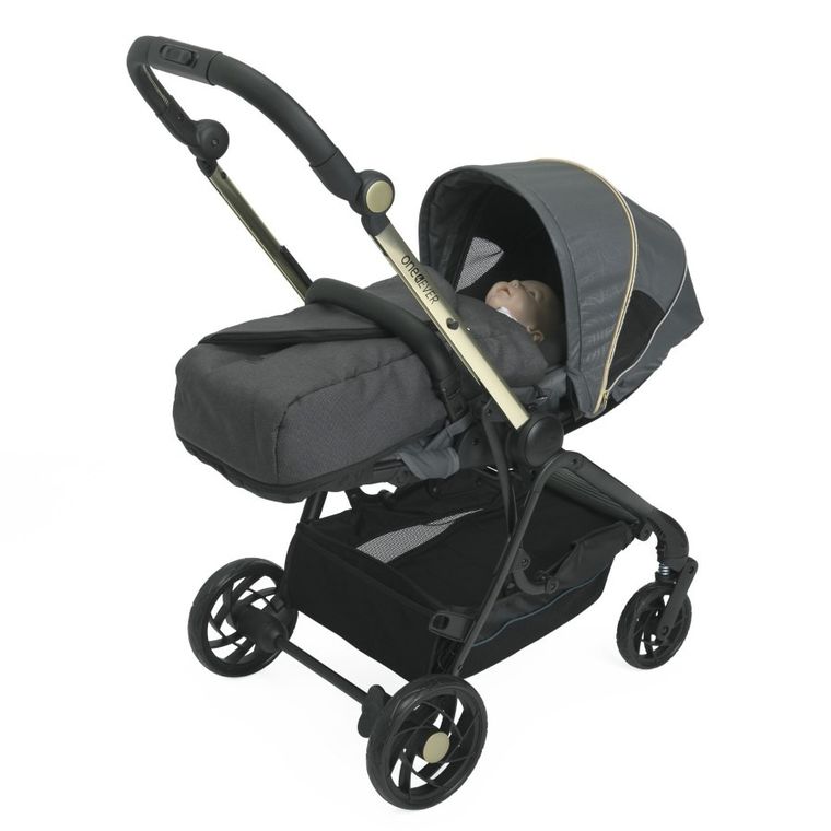 Chicco, One4Ever, miękka gondola do wózka, Pirate Black