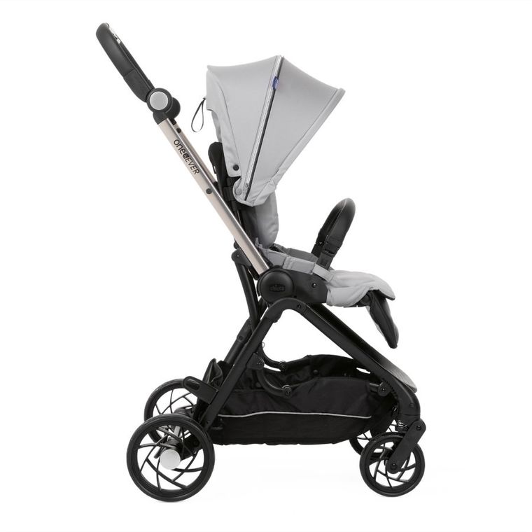 Chicco, One4Ever, wózek spacerowy z dwoma siedziskami, Silver Leaf