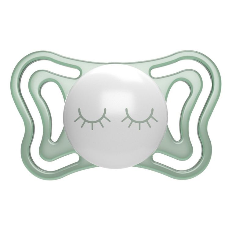 Chicco, Physioforma Light, Lumi, smoczek uspokajający, silikonowy, 16-36 m, 2 szt.