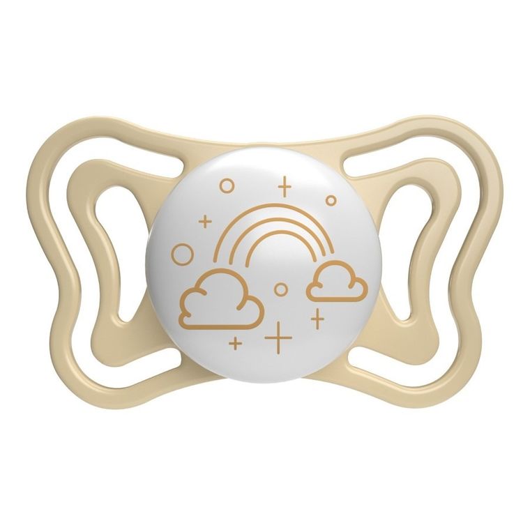 Chicco, Physioforma Light, Lumi, smoczek uspokajający, silikonowy, 2-6 m, 2 szt.