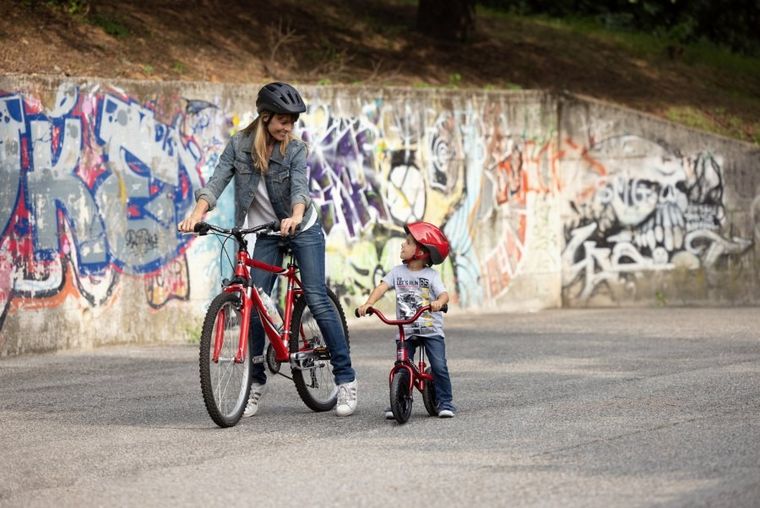 Chicco, pierwszy rowerek, red Bullet