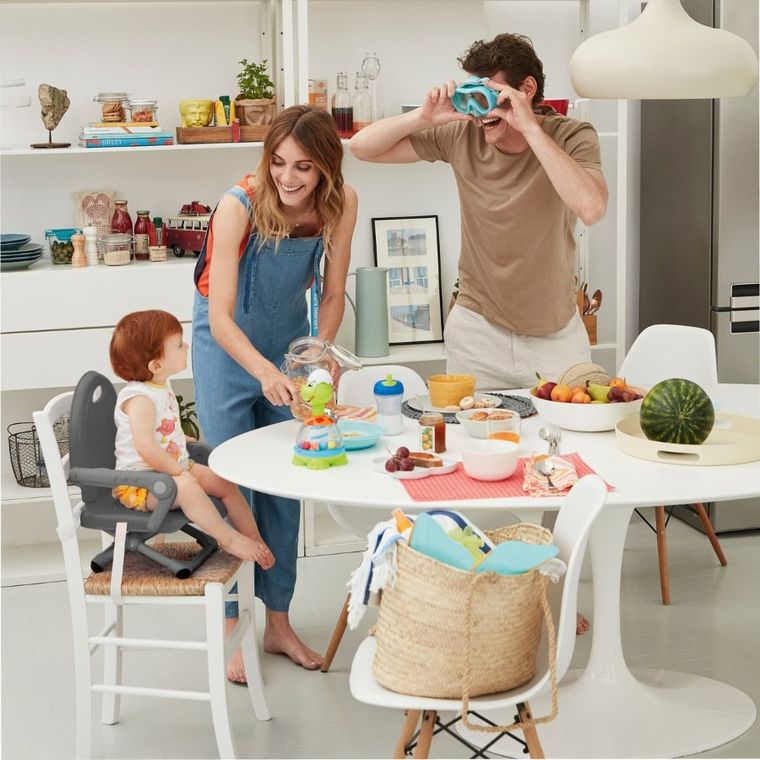 Chicco, Pocket Snack, krzesełko do karmienia, Dark Grey