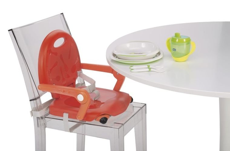 Chicco, Pocket Snack, krzesełko do karmienia, poppy red