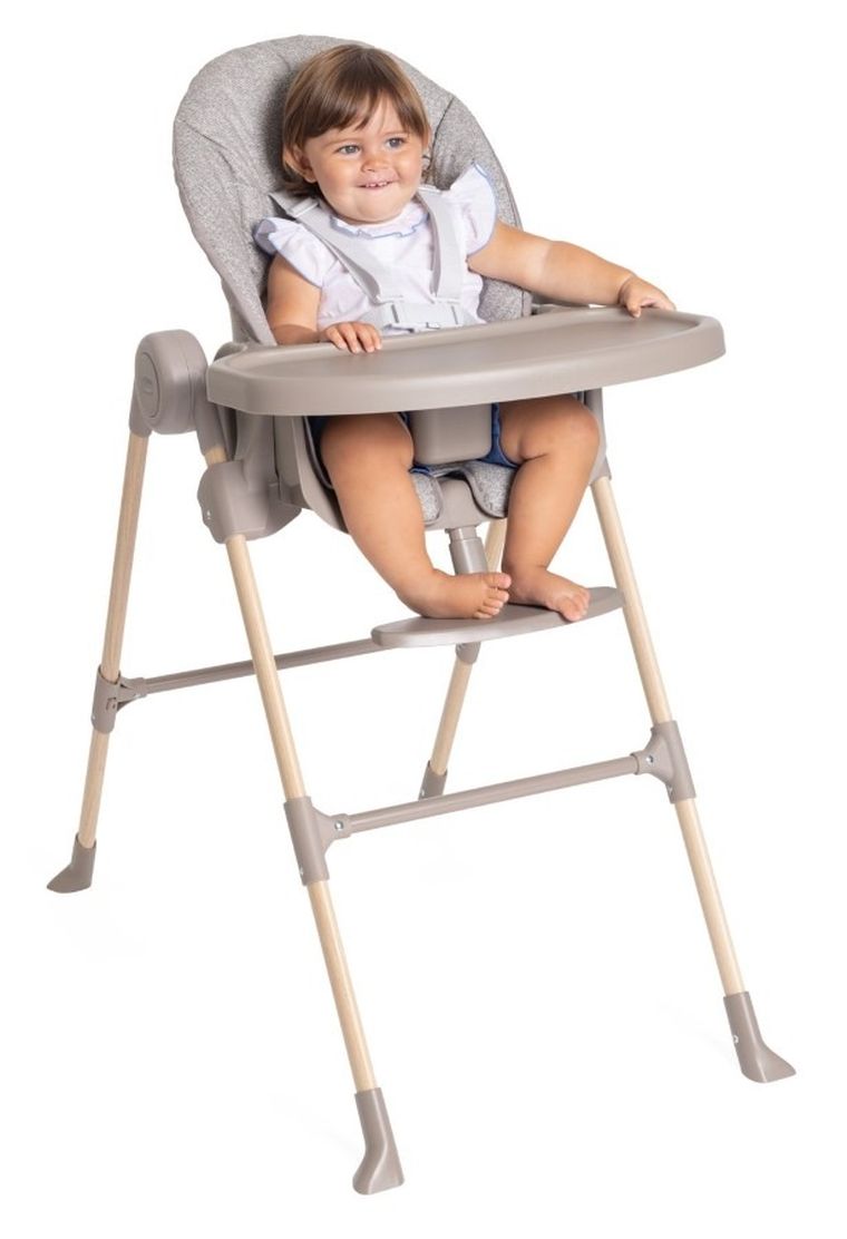 Chicco, Polly, Essential, krzesełko do karmienia, Ash