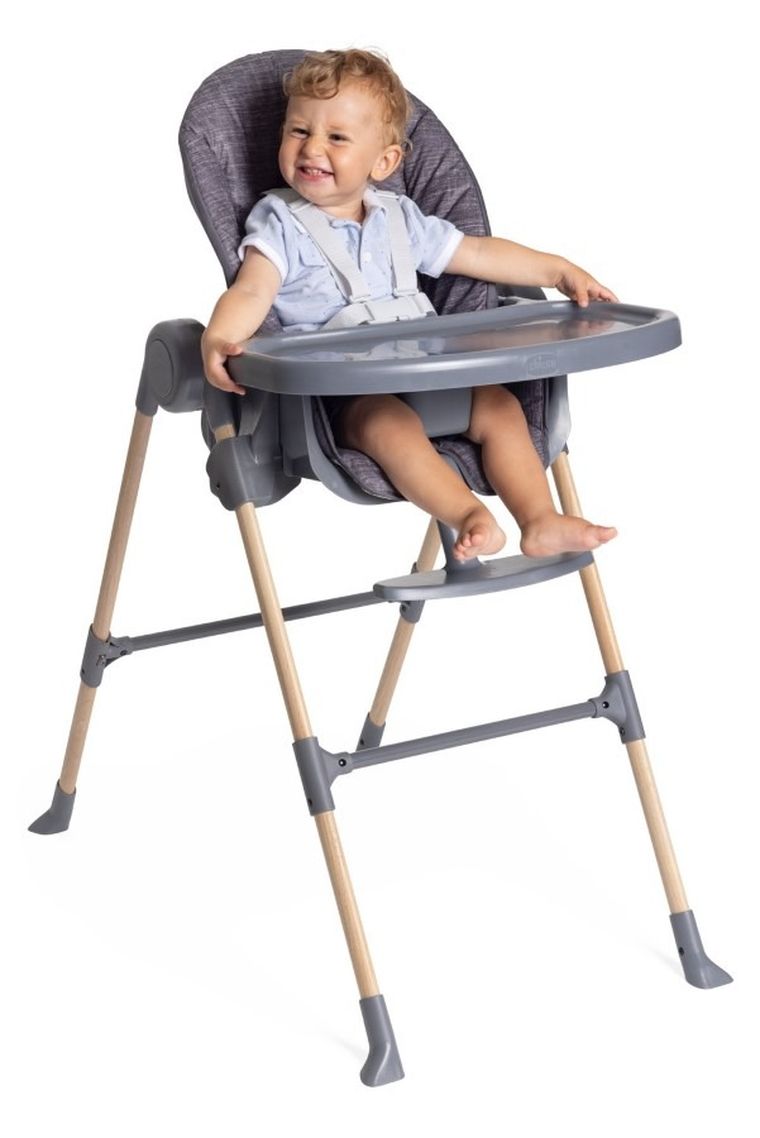 Chicco, Polly, Essential, krzesełko do karmienia, Coal