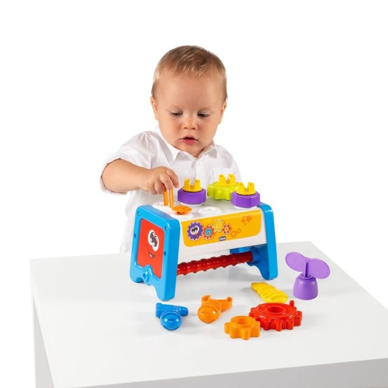 Chicco, Smart2Play, zestaw małego majsterkowicza, warsztat i skrzynia narzędziowa