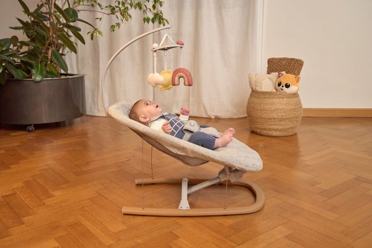 Chicco, Zen Wave, leżaczek, Wooden Grey